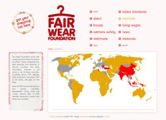 The Fair Wear Foundation’s website: http://www.fairwear.org/26/countries/