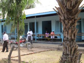 Rural Tanzanian health centre: in developing countries, policymakers often find it easier to convince voters of investing government funds in social services than in long-term environmental protection.