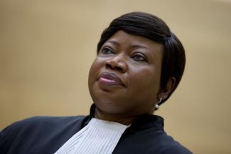 Fatou Bensouda from Gambia is the International Criminal Court’s chief prosecutor.