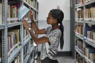 Young women experience equality at university, but not in the workforce: student in Maputo.