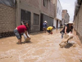 Resilienz ist wichtig: Die Hauptstadt von Peru, Lima, wurde im März von ungewöhnlichen Regenfällen getroffen.