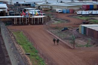 Camp Castor in Northern Mali: German and Dutch soldiers are stationed apart from other troops.