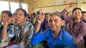 Die Teilhabe von Frauen ist ein Anliegen der Older People Associations wie hier in Kambodscha.
