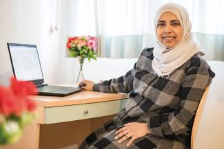 Humboldt-Stiftung/Elisa Vettori Ghanya Al-Naqeb, a researcher from Yemen.