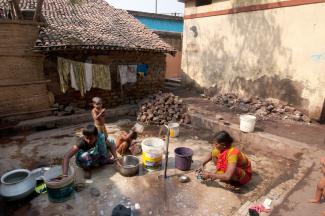 Entwicklungspolitik braucht neue Strategien: Slum im indischen Bundesstaat Jharkhand.