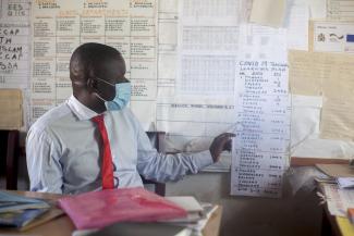 Nur wenige Malawier zählen zur Mittelschicht: Lehrer in Chiradzulu.