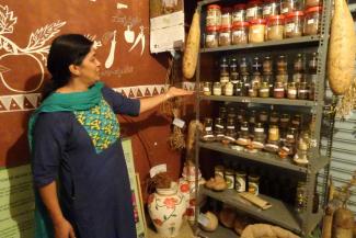 Risk prevention: seed bank in the south Indian state of Karnataka.