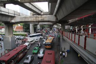 Bangkok gehört zu den am schlimmsten verstopften Städten der Welt.