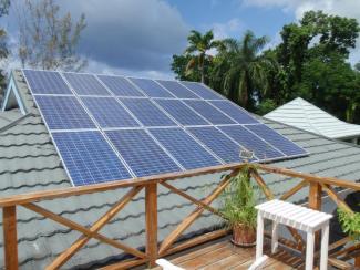 Jacob Wyman Renewable energy: solar panels in Jamaica.