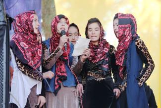 Der ZFD fördert das friedliche Zusammenleben, hier durch ein Kulturfestival im afghanischen Faizabad.