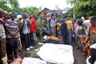 The suffering is real – assessing the death toll in Kasese, Uganda, in early September.