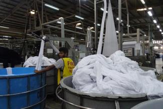 sb The DBL Group uses cutting-edge technology and meets high occupational safety and environmental standards at its dyeing facility in Dhaka.