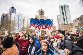 Climate strike in Frankfurt in March 2019.