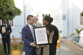 MEST Successful MEST graduate (right).