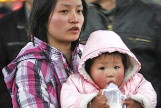 In China, milk consumption per capita has risen five times over the last 20 years.