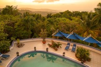 Mocking Bird Hill Hotel in Port Antonio, Jamaica.