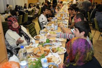 Islam is part of Germany: Muslims break their fast at the Turkish-Islamic DITIB mosque in Göttingen in 2012.