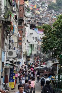 Rocinha in Rio de Janeiro.