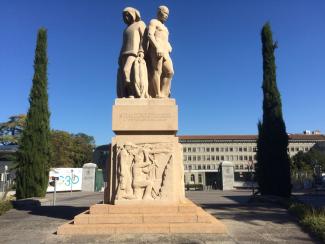 Arbeiter-Denkmal in Genf.